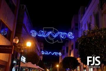 Telde se pone en modo navideño con el encendido de sus luces/Francisco Javier Santana.